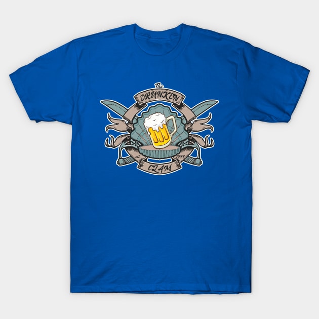 The Drunken Clam Logo T-Shirt Official Family Guy Merch