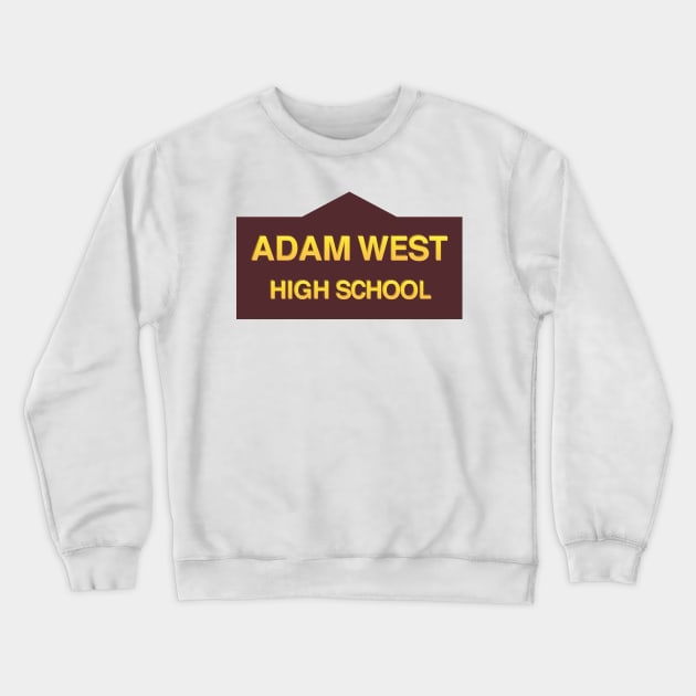 Adam West High School Crewneck Sweatshirt Official Family Guy Merch