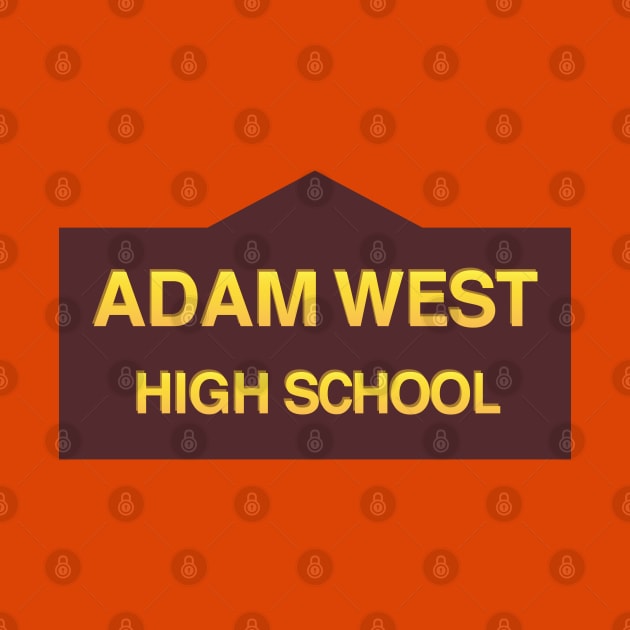 Adam West High School Kids T-Shirt Official Family Guy Merch