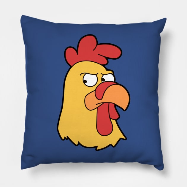 Ernie The Giant Chicken Family Guy Throw Pillow Official Family Guy Merch