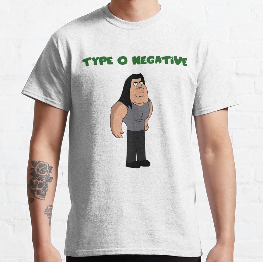 Funny Peter Steele Family Guy Parody - Type O Negative T-Shirt Official Family Guy Merch