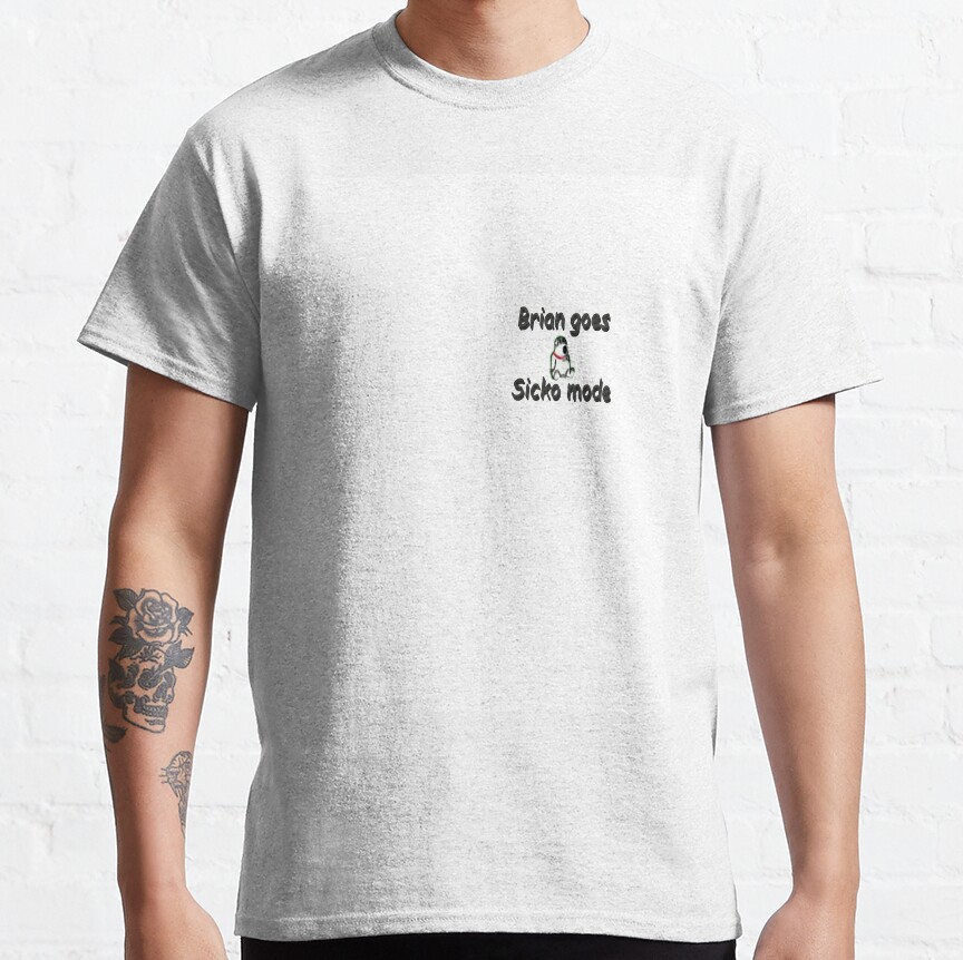Brian Goes Sicko Mode T-Shirt Official Family Guy Merch