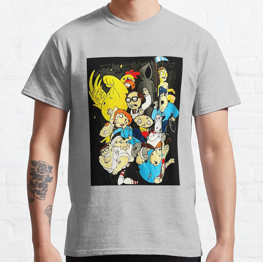 Family Guy Fight Scene T-Shirt Official Family Guy Merch