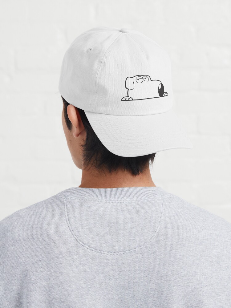 Brian Dog Peeker Cartoon Funny Cap Official Family Guy Merch