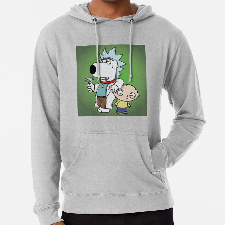 ssrcolightweight hoodiemensheather greyfrontsquare productx1000 bgf8f8f8 25 - Family Guy Shop