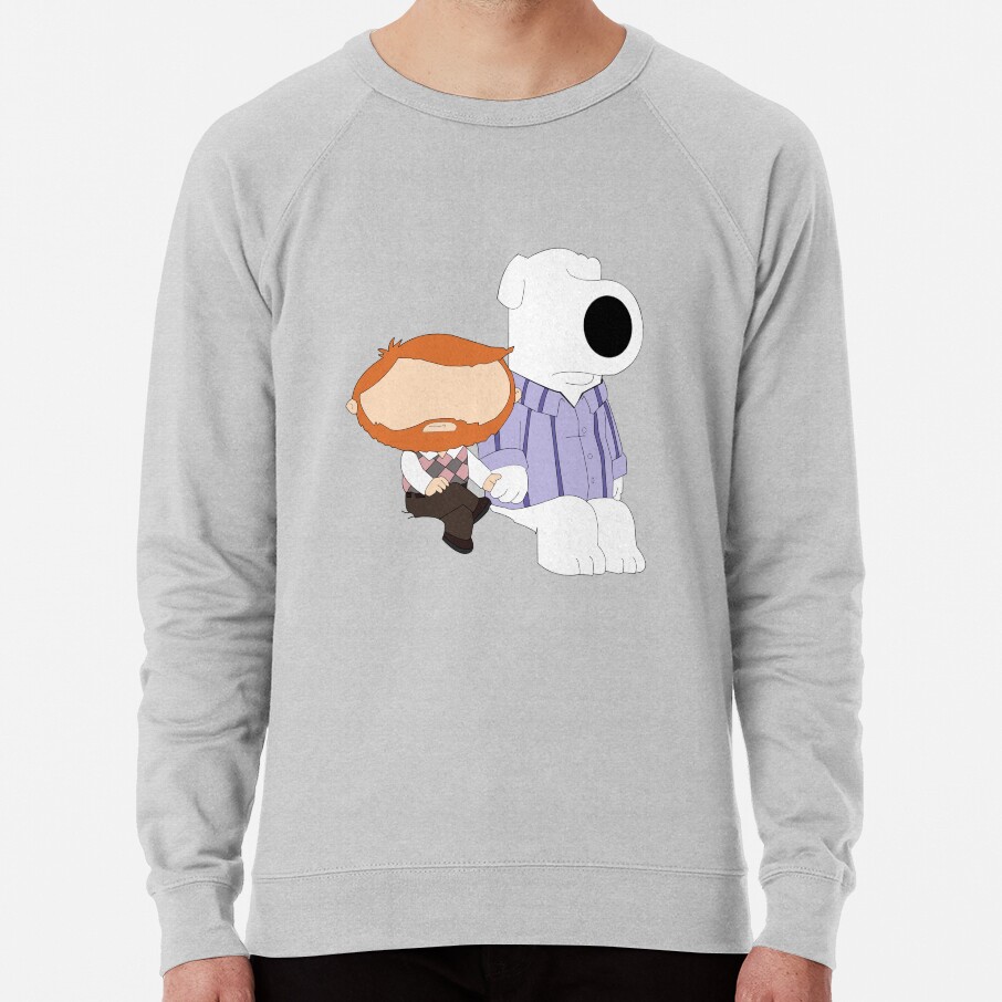 ssrcolightweight sweatshirtmensheather greyfrontsquare productx1000 bgf8f8f8 16 - Family Guy Shop